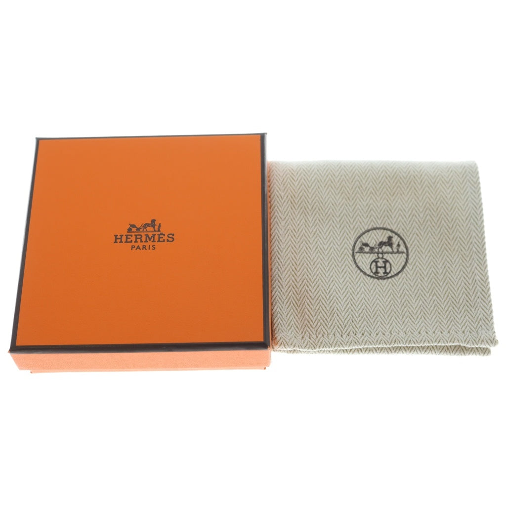 HERMES(エルメス) ミニケリー ドゥブルトゥール ブレスレット ブラック レザー ゴールド金具 レディース