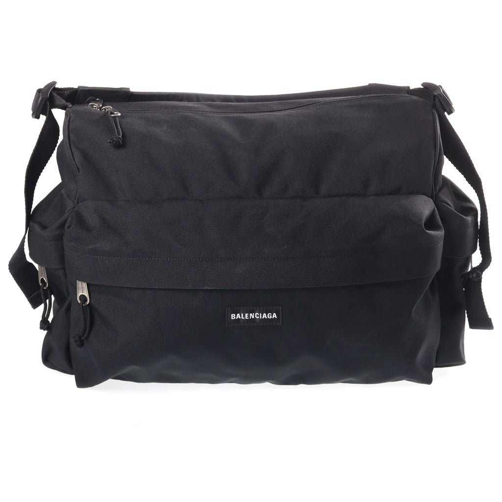 BALENCIAGA(バレンシアガ) エクスプローラー マルチポケット ショルダーバッグ ブラック 810652 シルバー金具