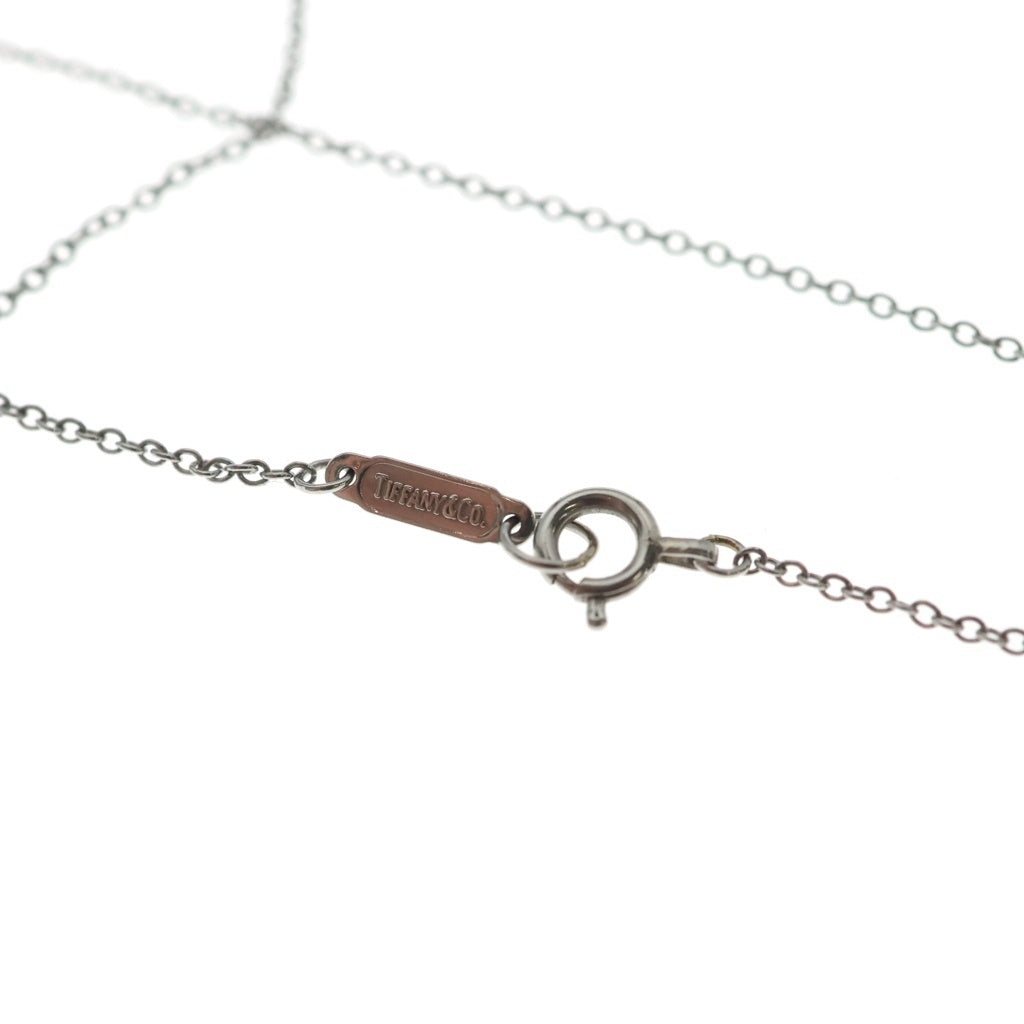 TIFFANY & Co.(ティファニー) センチメンタル ハート ダイヤモンド ネックレス プラチナ950 シルバー 4.7g レディース