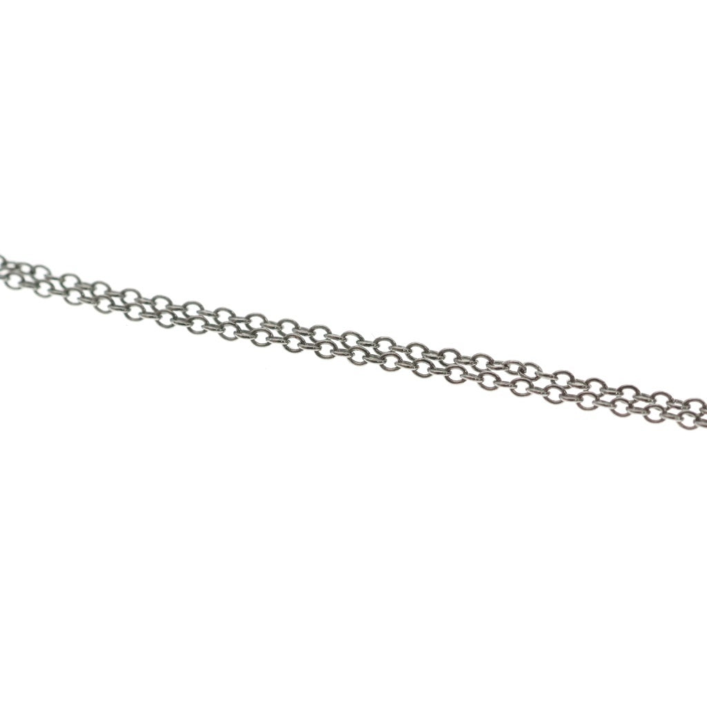 TIFFANY & Co.(ティファニー) センチメンタル ハート ダイヤモンド ネックレス プラチナ950 シルバー 4.7g レディース