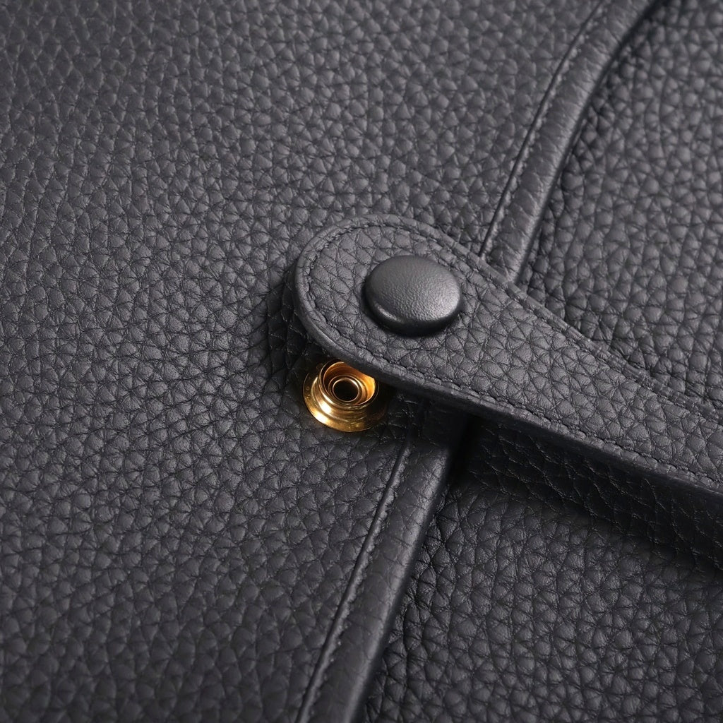 HERMES(エルメス) エブリンPM トリヨンクレマンス ショルダーバッグ ゴールド金具 K刻印 ノワール ブラック レディース