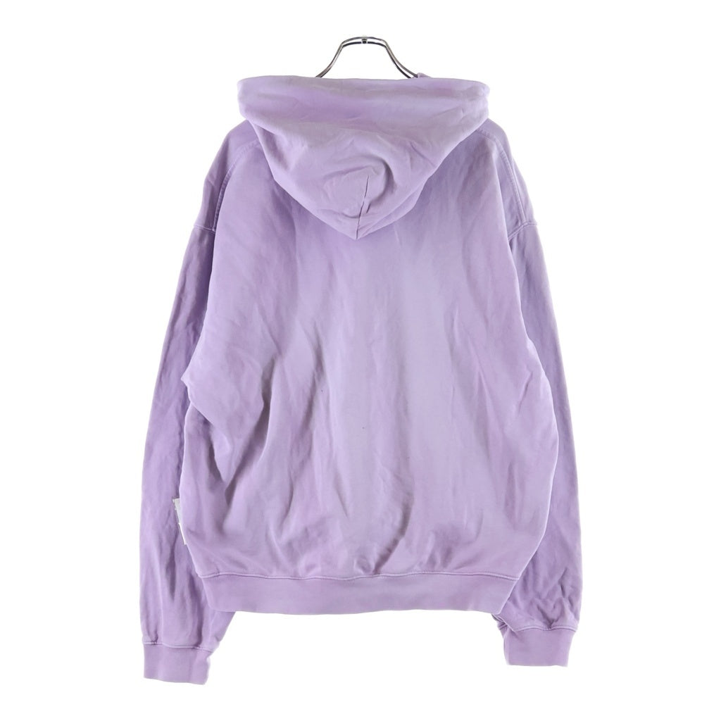 ALEXANDER WANG(アレキサンダーワン) PUFFプリントロゴ プルオーバーパーカー パープル