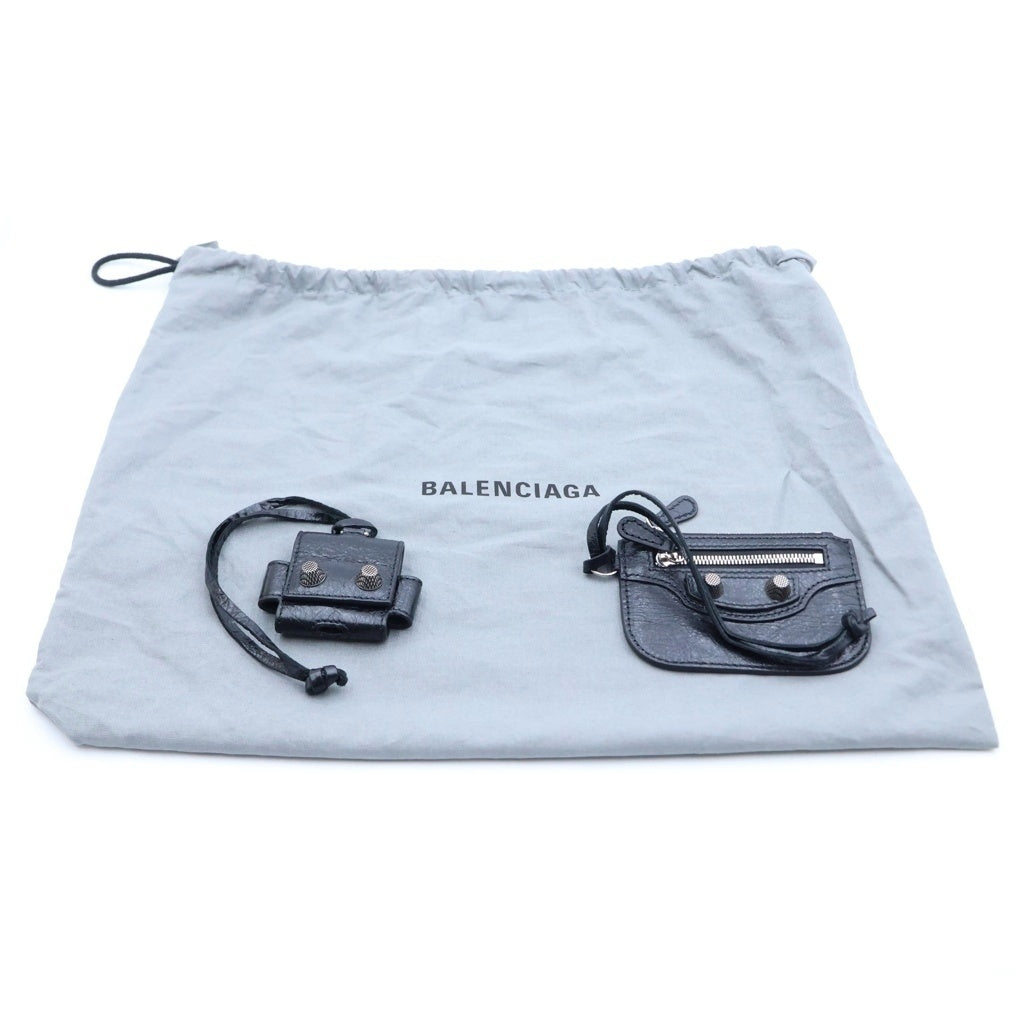 BALENCIAGA(バレンシアガ) ル カゴール XS ショルダーバッグ ブラック レザー 719082 シルバー金具