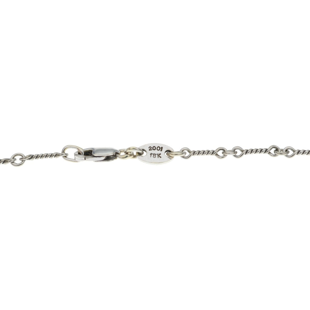 CHROME HEARTS(クロムハーツ) 18KWG NECKCHAIN T16 ツイストチェーンネックレス 16inch ホワイトゴールド BCA001