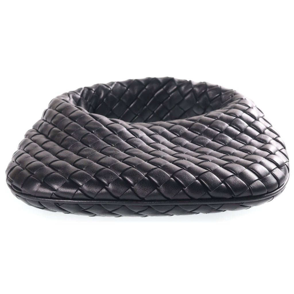 BOTTEGA VENETA(ボッテガヴェネタ) イントレチャート ベイビー ヴェネタ ミニハンドバッグ ブラック レザー ゴールド金具 レディース