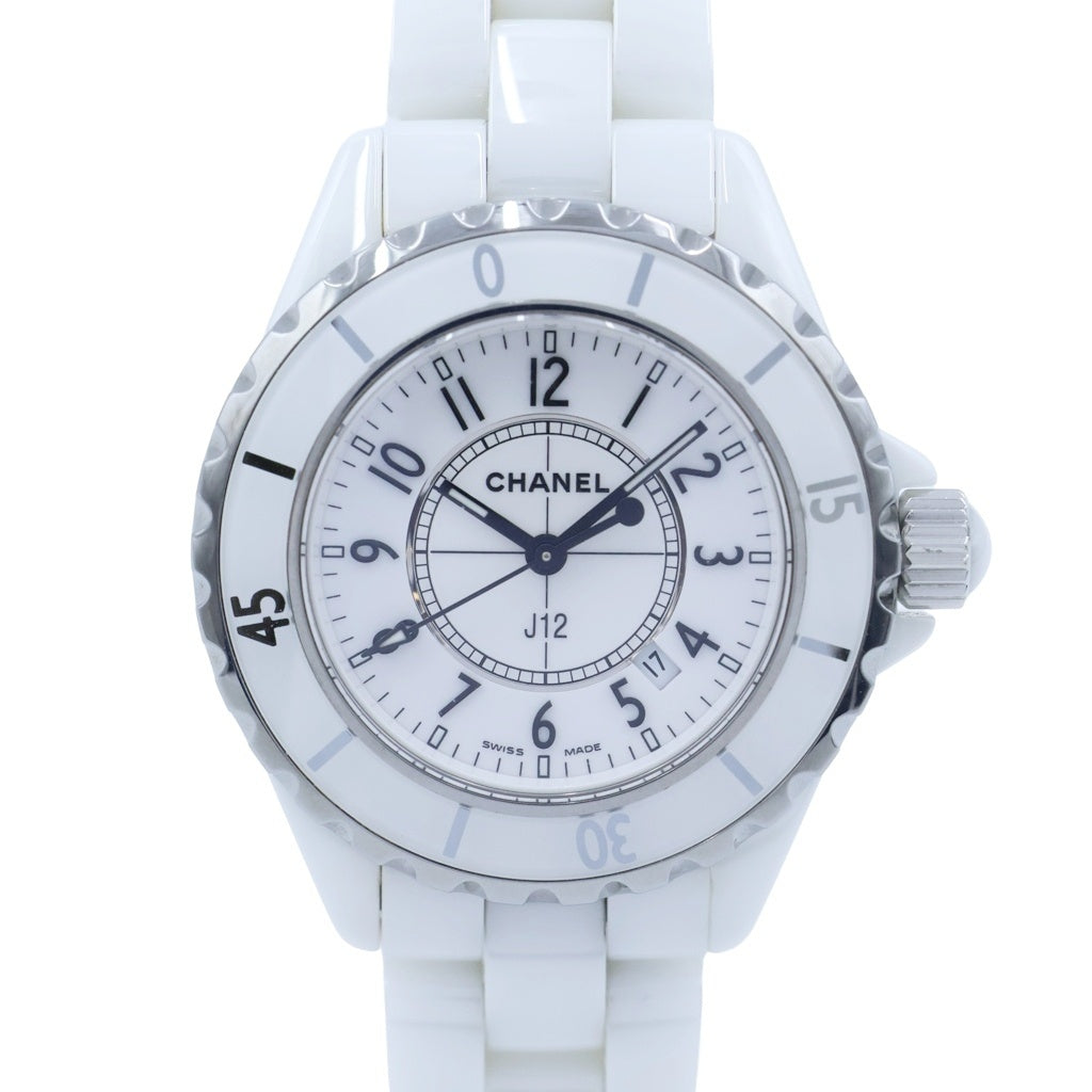 CHANEL(シャネル) J12 白文字盤 ホワイトセラミック SS/QZ H5698
