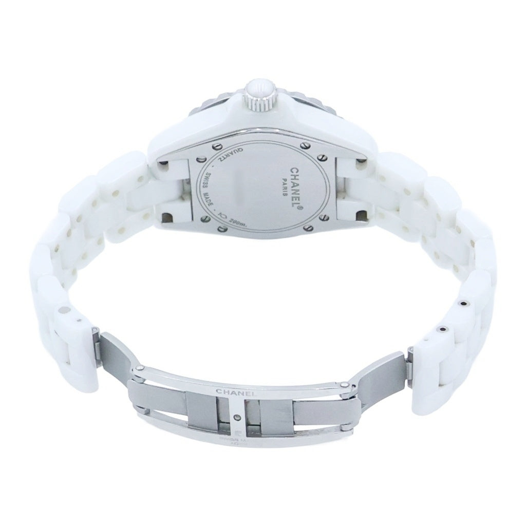 CHANEL(シャネル) J12 白文字盤 ホワイトセラミック SS/QZ H5698
