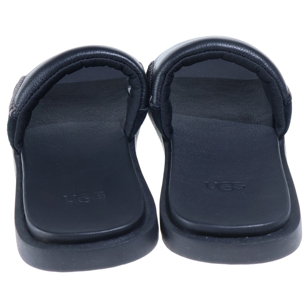 UGG ブラック レザー サンダル UGG(アグ) レザー サンダル ブラック #27 – WASTE_NOT by BRING