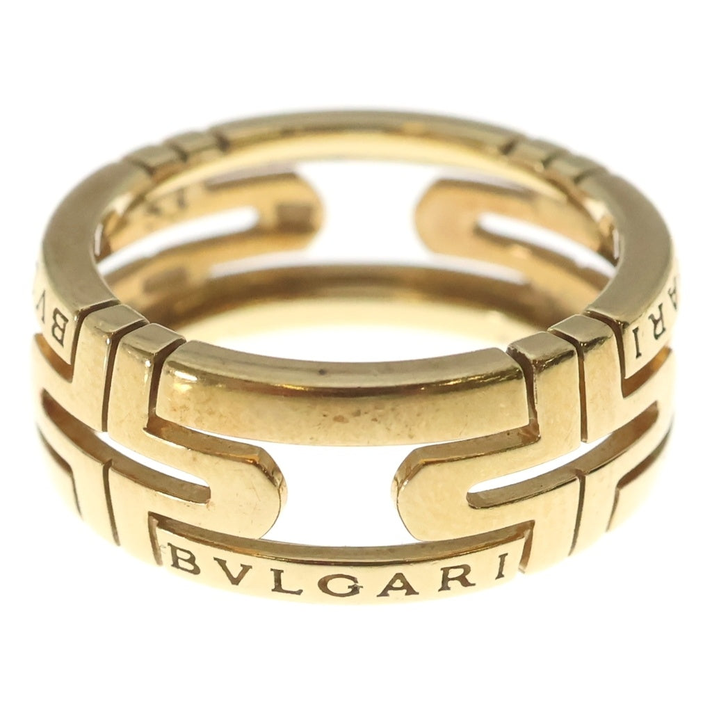 BVLGARI(ブルガリ) パレンテシ オープンワーク リング イエローゴールド #53 750YG レディース