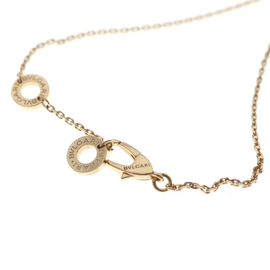 BVLGARI(ブルガリ) ディーヴァドリーム マザーオブパール 1PD ダイヤ ネックレス ペンダント チェーン ピンクゴールド 750PG レディース
