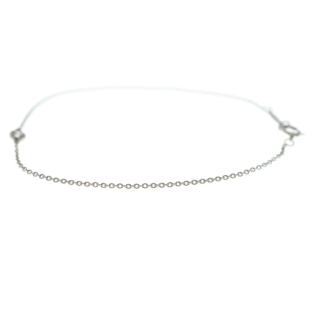 TIFFANY & Co.(ティファニー) バイザヤード 1Pダイヤ ブレスレット プラチナ Pt950 レディース