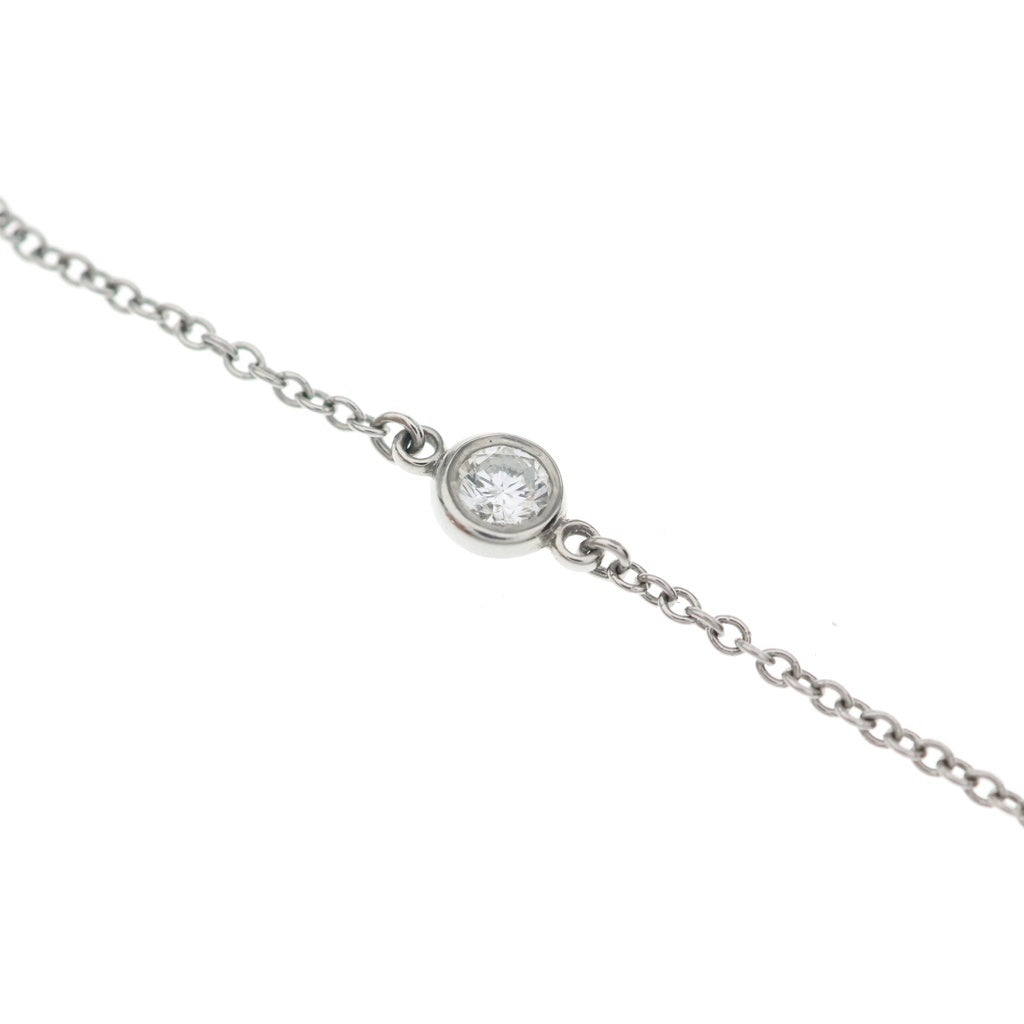 TIFFANY & Co.(ティファニー) バイザヤード 1Pダイヤ ブレスレット プラチナ Pt950 レディース