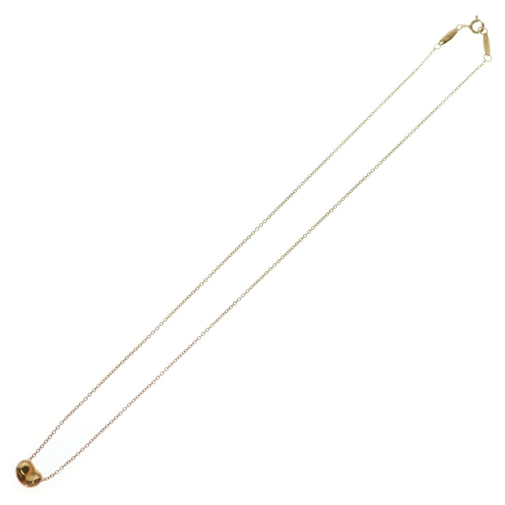TIFFANY & Co.(ティファニー) エルサペレッティ ビーンズ ネックレス ペンダント チェーン イエローゴールド Au750 レディース