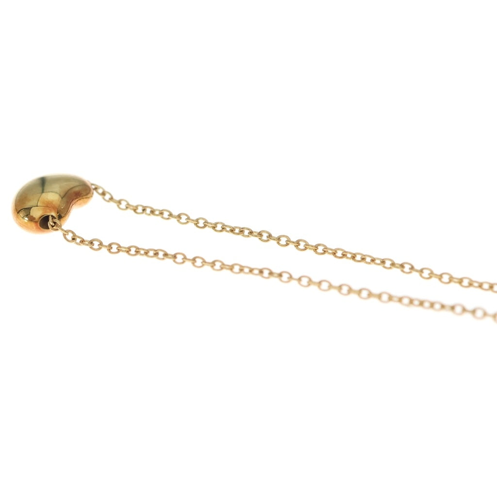 TIFFANY & Co.(ティファニー) エルサペレッティ ビーンズ ネックレス ペンダント チェーン イエローゴールド Au750 レディース