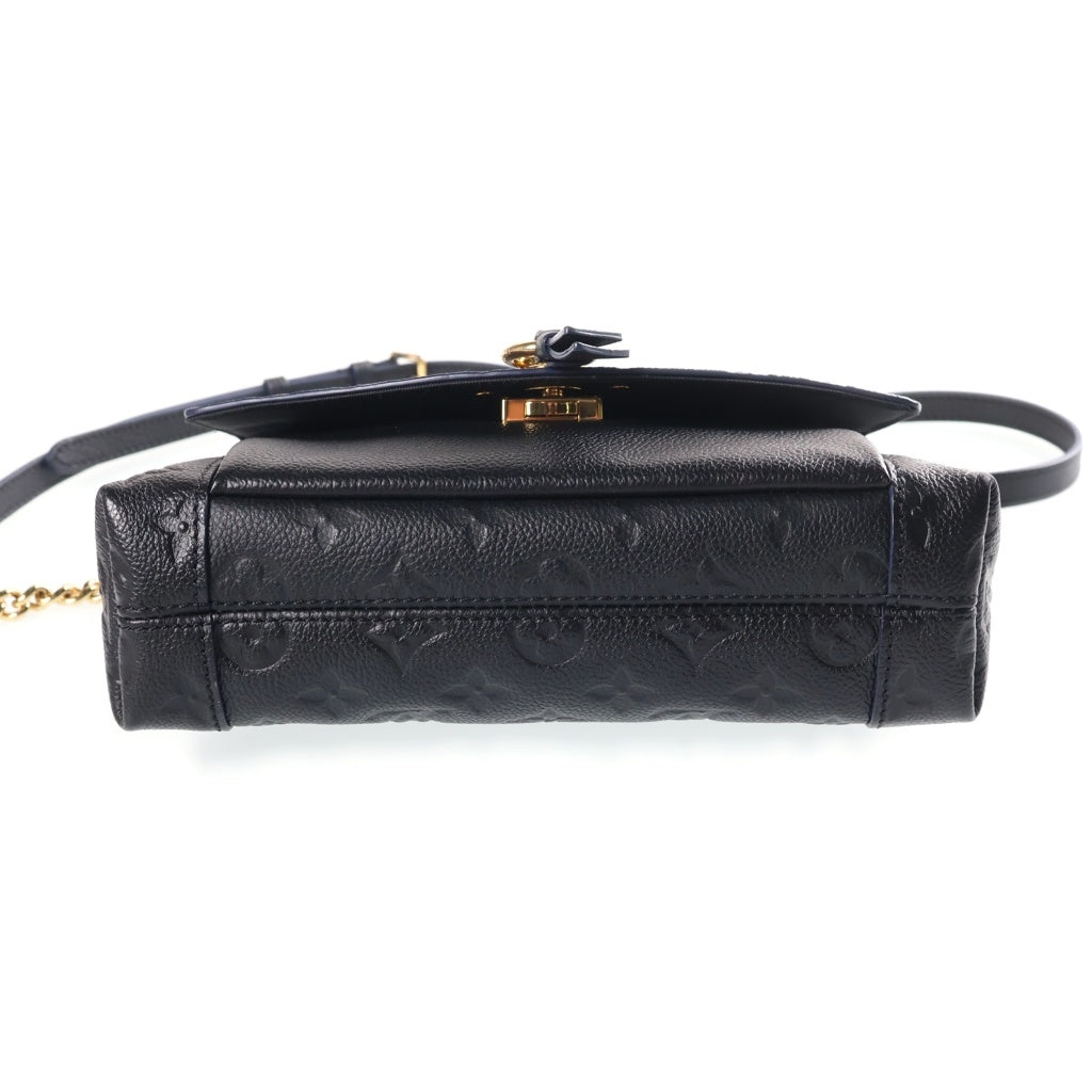 LOUIS VUITTON(ルイヴィトン) モノグラム アンプラント ブランシュBB ショルダーバッグ ブラック レザー M43624 ゴールド金具 レディース