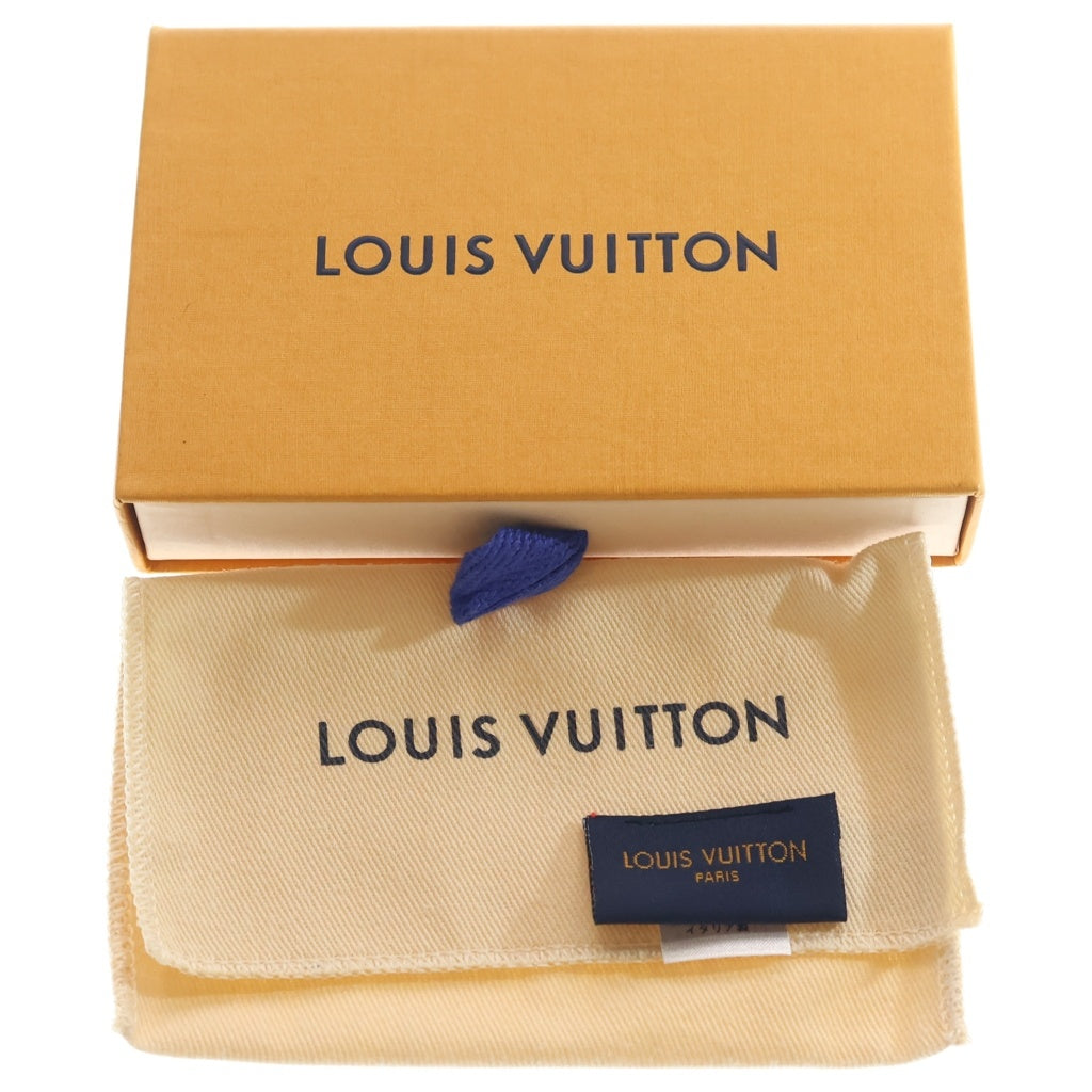 LOUIS VUITTON(ルイヴィトン) モノグラム ツイリー スカーフ レッド×ブルー