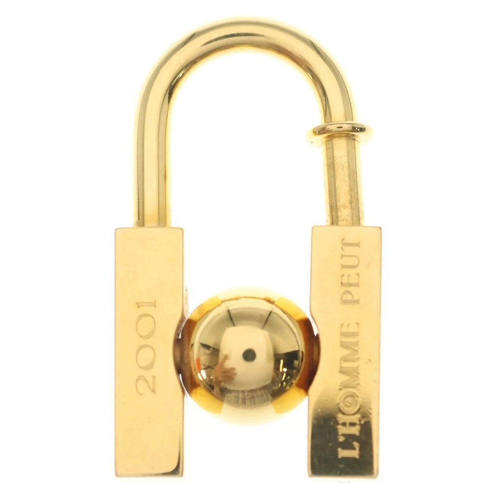 HERMES(エルメス) L'HOMME PEUT EMBELLIR LA TERRE 未知なる地球の美を求めて 2001年 カデナ パドロック 南京錠 ゴールド