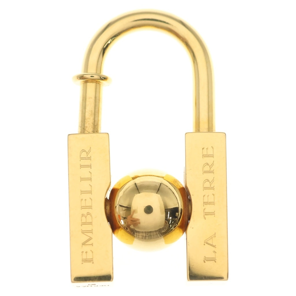 HERMES(エルメス) L'HOMME PEUT EMBELLIR LA TERRE 未知なる地球の美を求めて 2001年 カデナ パドロック 南京錠 ゴールド