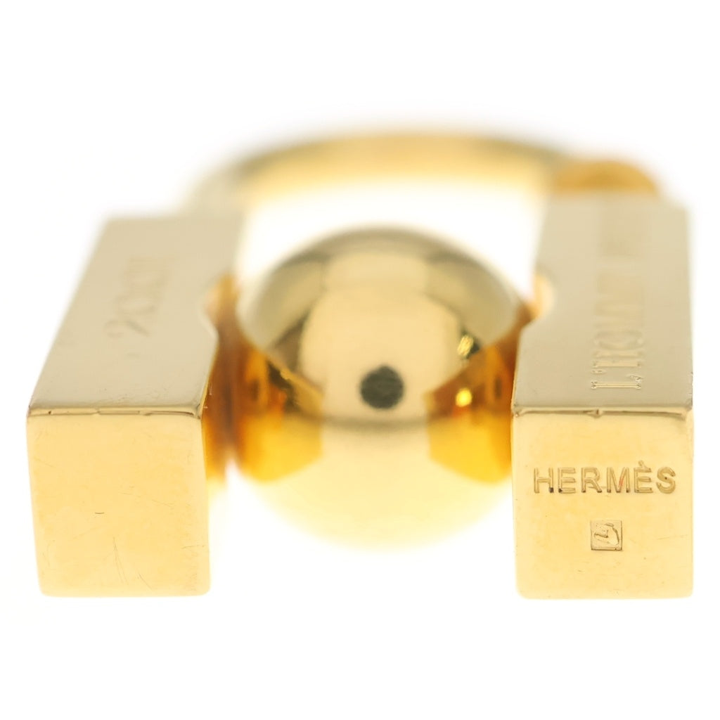 HERMES(エルメス) L'HOMME PEUT EMBELLIR LA TERRE 未知なる地球の美を求めて 2001年 カデナ パドロック 南京錠 ゴールド