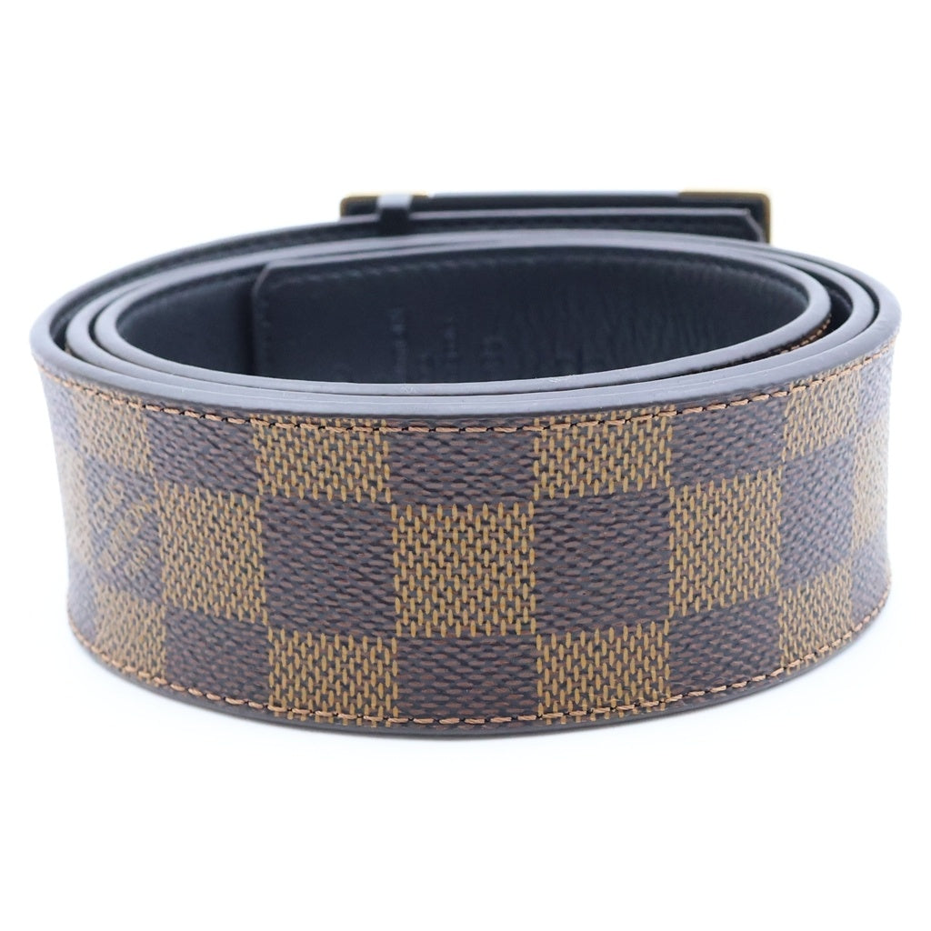 LOUIS VUITTON(ルイヴィトン) ダミエ サンチュール・ネオ トランク レザーベルト ブラウン M0185 ゴールド金具