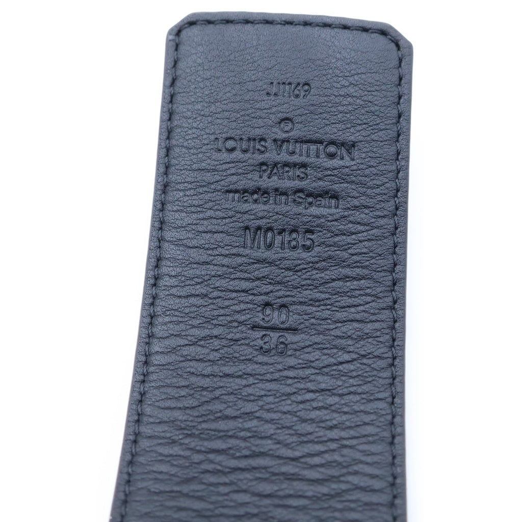 LOUIS VUITTON(ルイヴィトン) ダミエ サンチュール・ネオ トランク レザーベルト ブラウン M0185 ゴールド金具