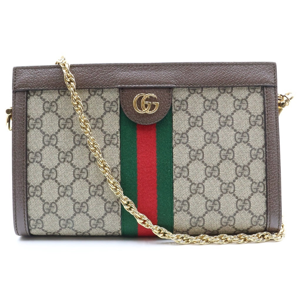 GUCCI(グッチ) オフィディア GGスモールショルダーバッグ ベージュ×ブラウン 503877 レディース
