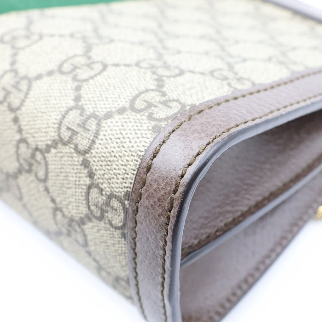 GUCCI(グッチ) オフィディア GGスモールショルダーバッグ ベージュ×ブラウン 503877 レディース