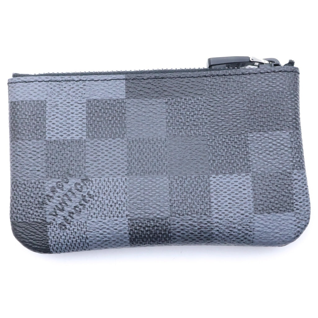 LOUIS VUITTON(ルイヴィトン) ダモフラージュ ポシェットクレXS ブラック コインケース M28666 レディース