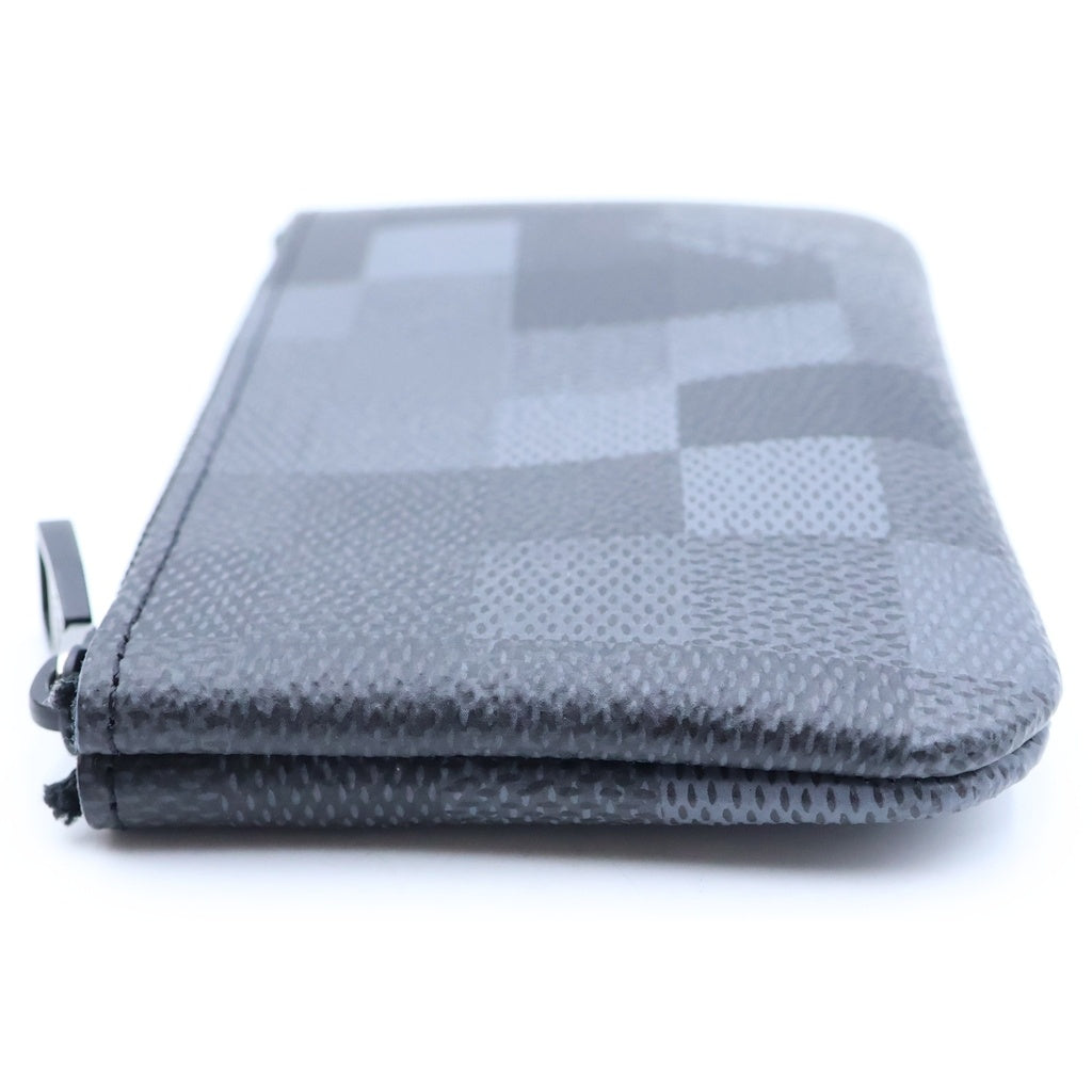LOUIS VUITTON(ルイヴィトン) ダモフラージュ ポシェットクレXS ブラック コインケース M28666 レディース