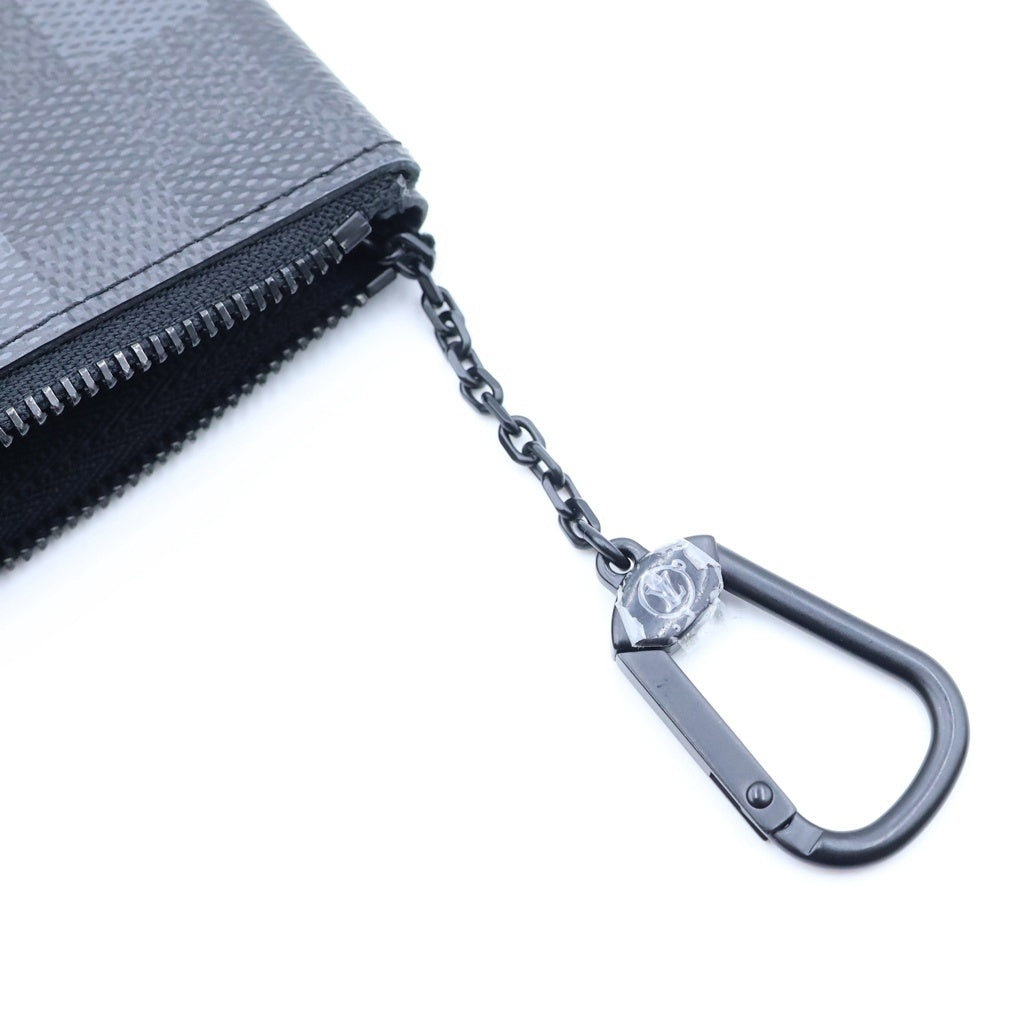 LOUIS VUITTON(ルイヴィトン) ダモフラージュ ポシェットクレXS ブラック コインケース M28666 レディース