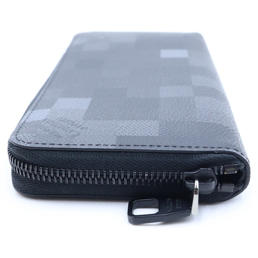 LOUIS VUITTON(ルイヴィトン) ダモフラージュ ジッピー・ウォレット ホリゾンタル ブラック 長財布 M28742 ICタイプ レディース