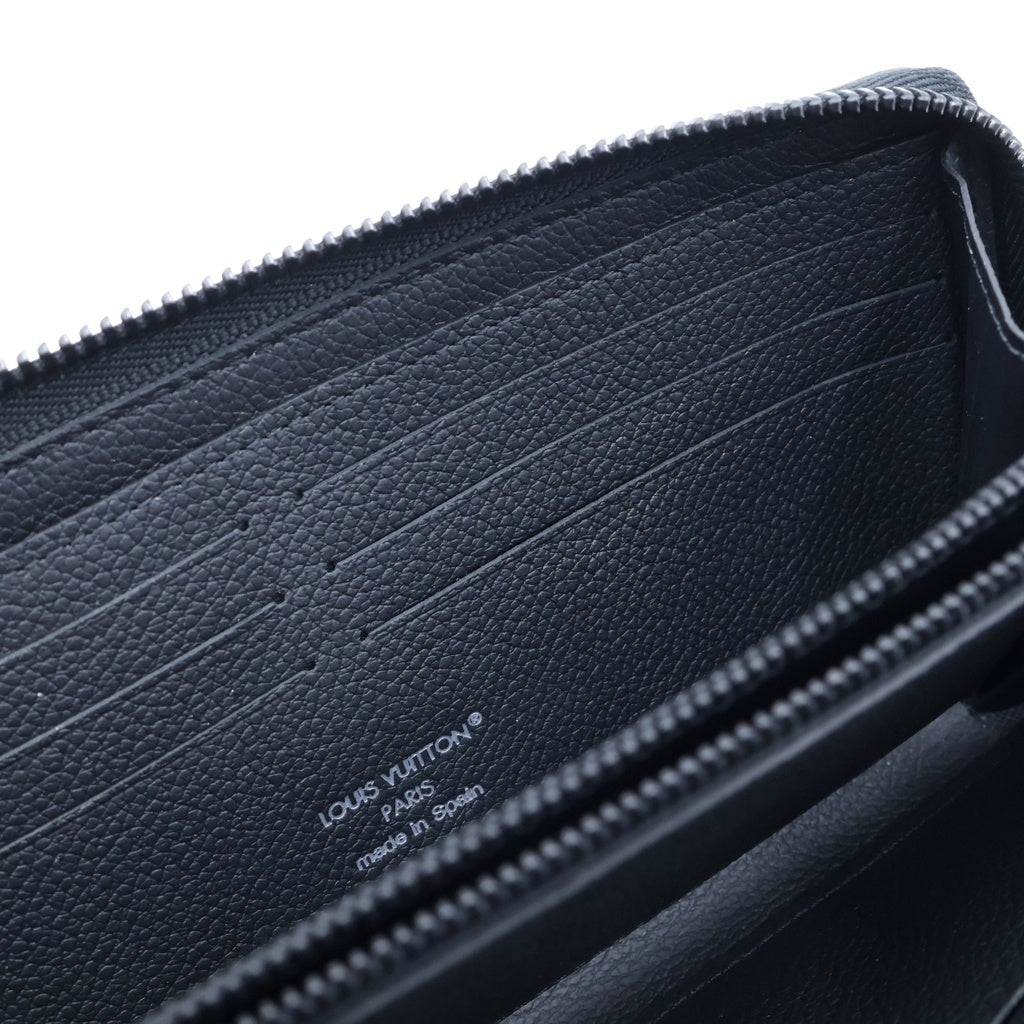 LOUIS VUITTON(ルイヴィトン) ダモフラージュ ジッピー・ウォレット ホリゾンタル ブラック 長財布 M28742 ICタイプ レディース