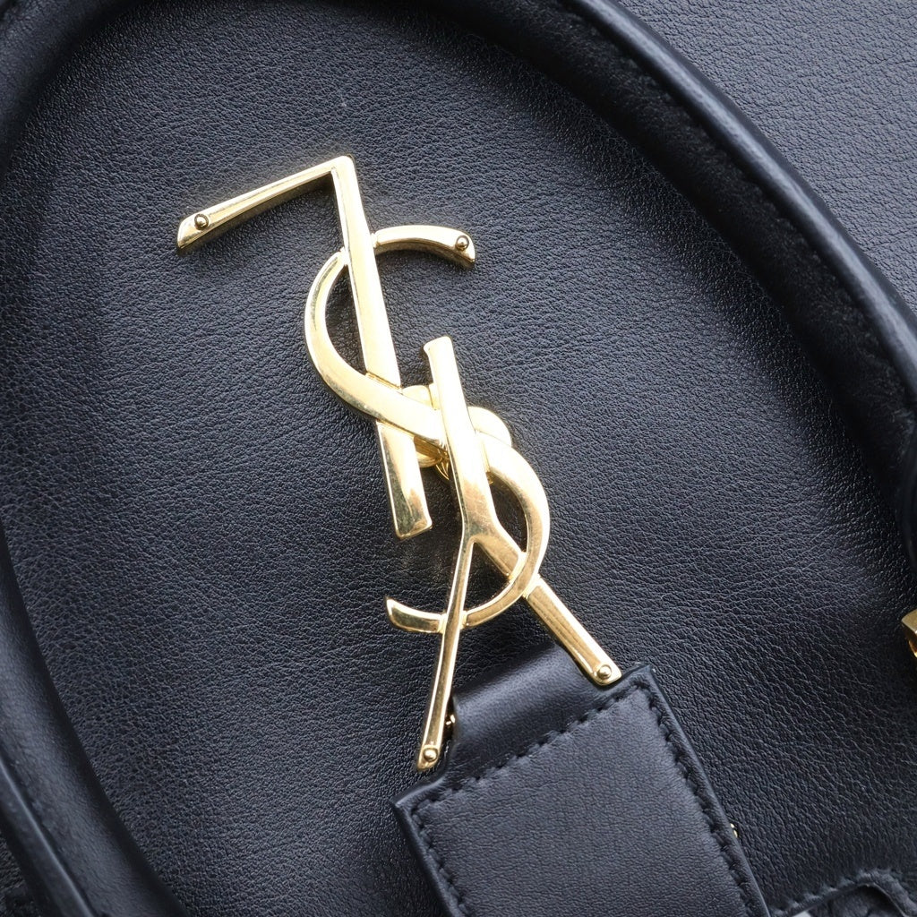 SAINT LAURENT PARIS(サンローランパリ) ベイビーカバス カサンドラ 2WAYハンドバック レザー ブラック 394461 レディース
