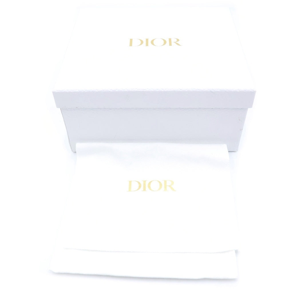 Christian Dior(クリスチャンディオール) Promenade Glycine ウォレット オブリーク コインケース ホワイト×グレー レディース