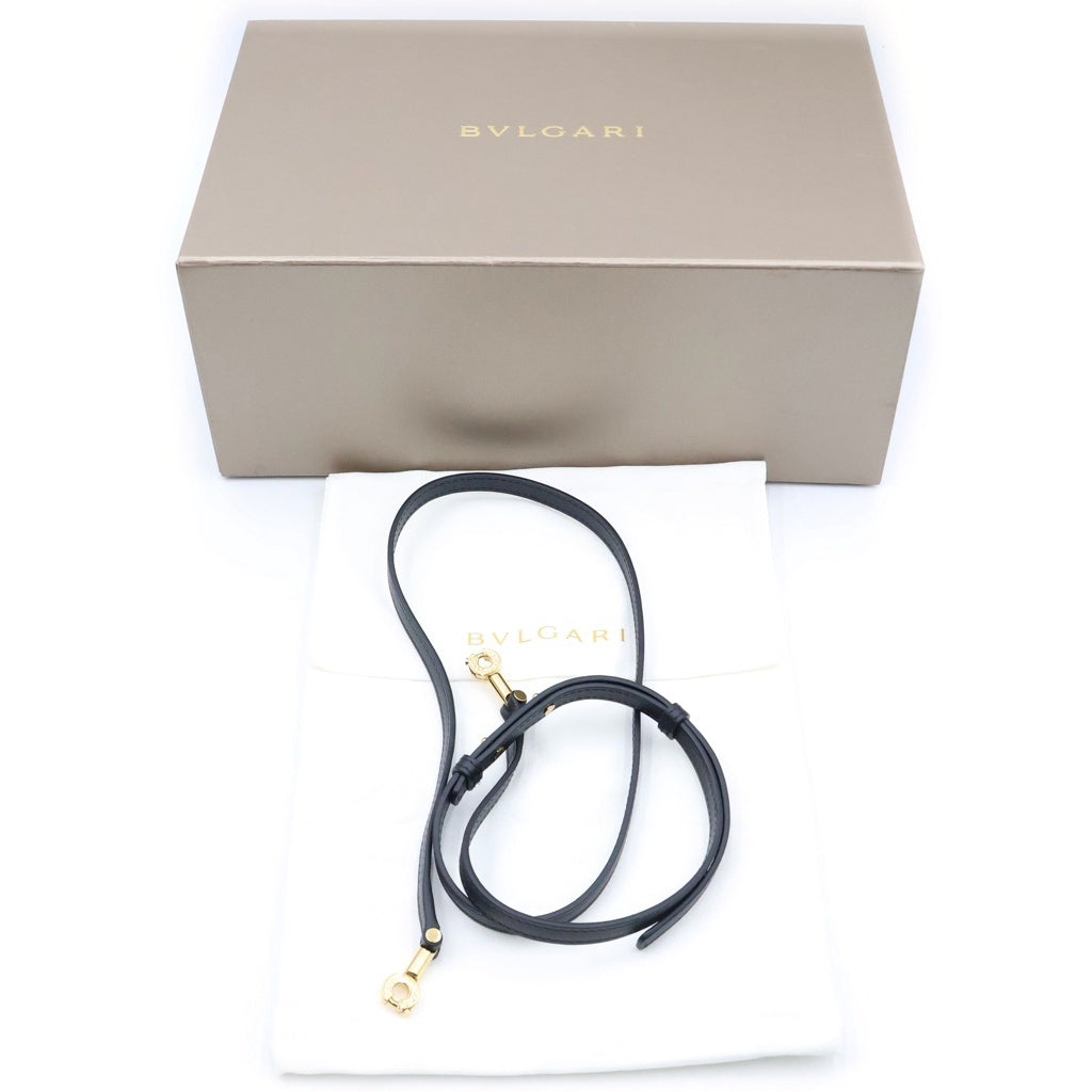 BVLGARI(ブルガリ) セルペンティーヌ トートバック 2wayショルダー レザー ブラック 292110 レディース