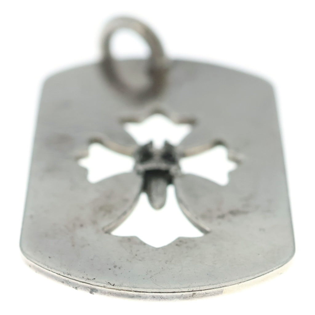CHROME HEARTS(クロムハーツ) D TAG LRG CO CRS カットアウトクロス ダガードッグタグ ラージ ペンダントトップ シルバー