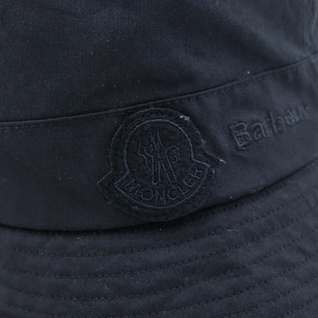MONCLER(モンクレール) ×Barbour バケット ハット 帽子 ブラック H20923800022 M2146