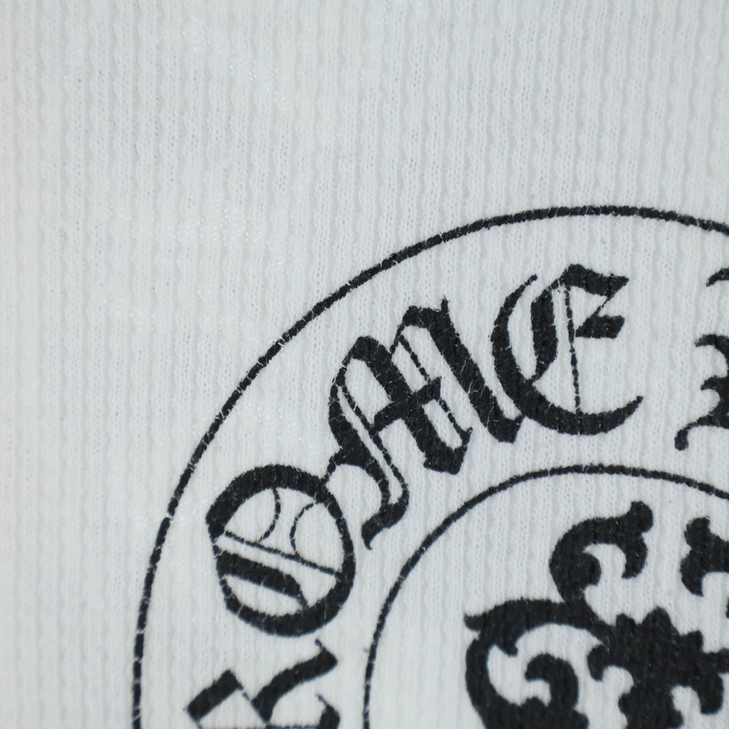 CHROME HEARTS(クロムハーツ) THERMAL サーマル アームロゴ ロング スリーブ カットソー 長袖 メッシュ ホワイト