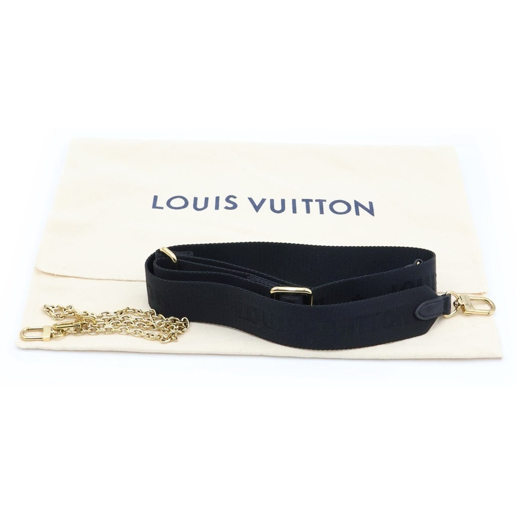 LOUIS VUITTON(ルイヴィトン) モノグラムキャンバス プティット・マル スープル 2WAYハンドバッグ チェーンショルダーバッグ ブラウン×ノワール レザー×PVC M45571 ゴールド金具 レディース