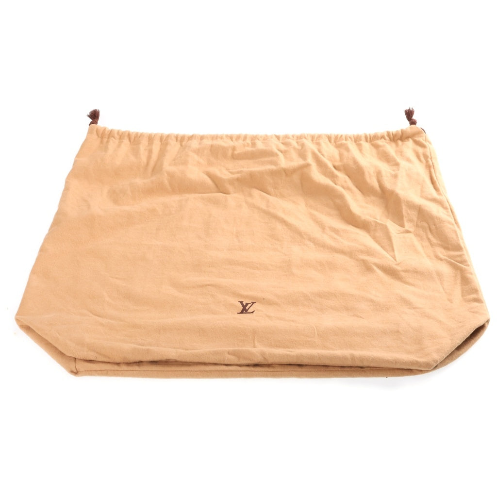 LOUIS VUITTON(ルイヴィトン) モノグラム ドーヴィル ハンドバッグ ブラウン レザー×PVC M47270 ゴールド金具 レディース