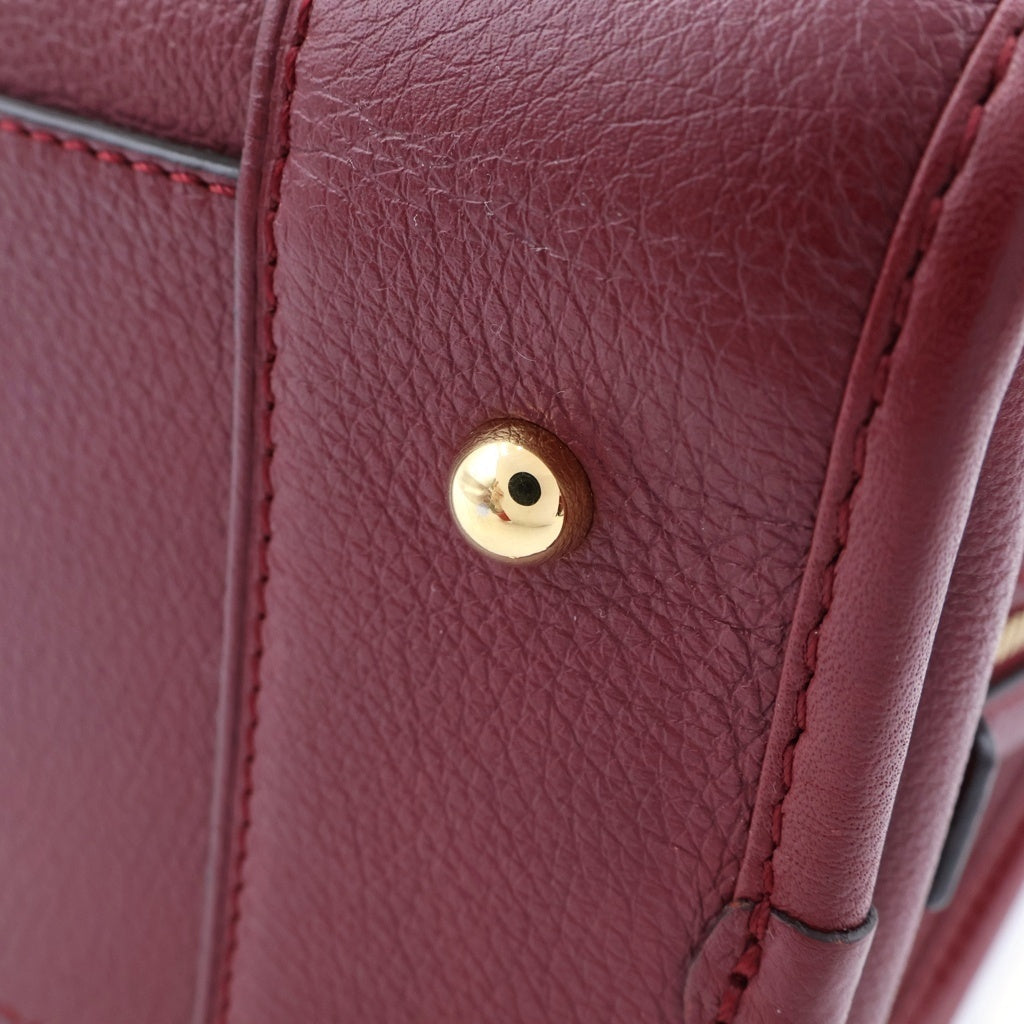 LOEWE(ロエベ) アマソナ28 YEAR OF THE DRAGON イヤー オブ ザ ドラゴン ハンドバック レザー ボルドー レディース