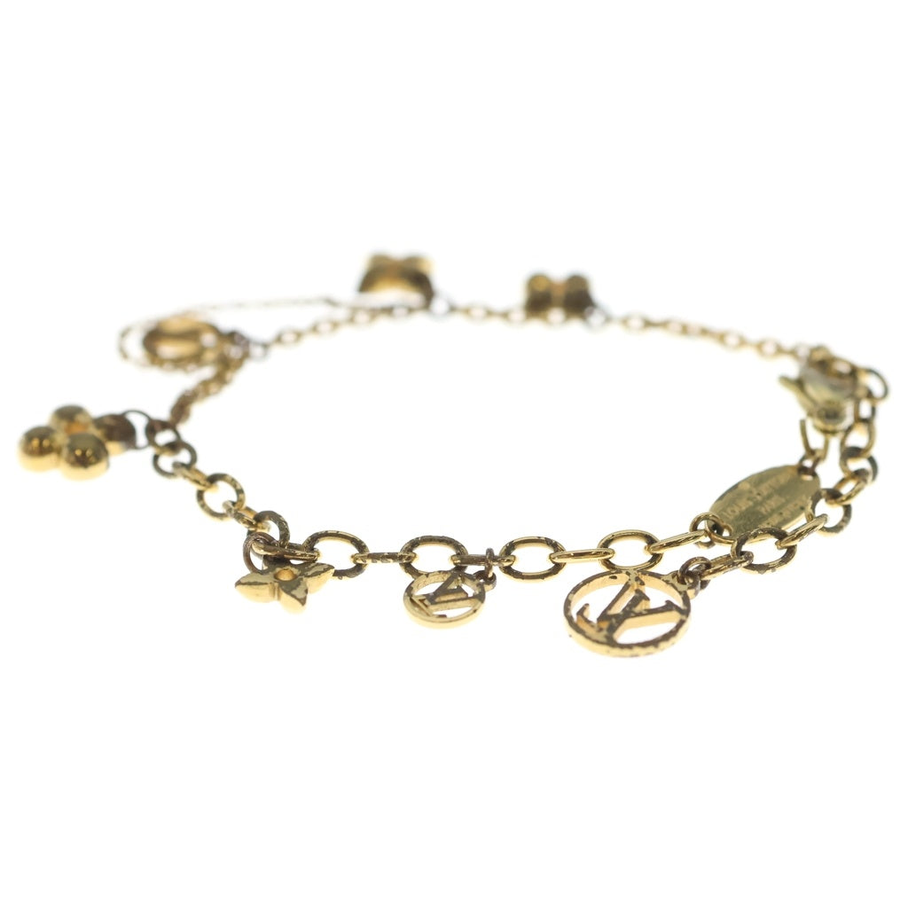 LOUIS VUITTON(ルイヴィトン) ブルーミング LVサークル チェーン ブレスレット ゴールド M64858 レディース