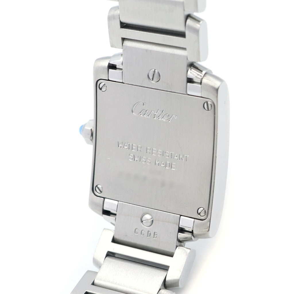 Cartier(カルティエ) タンクフランセーズ SM SS/QZ ステンレススチール クォーツ アイボリー文字盤 W51008Q3 レディース