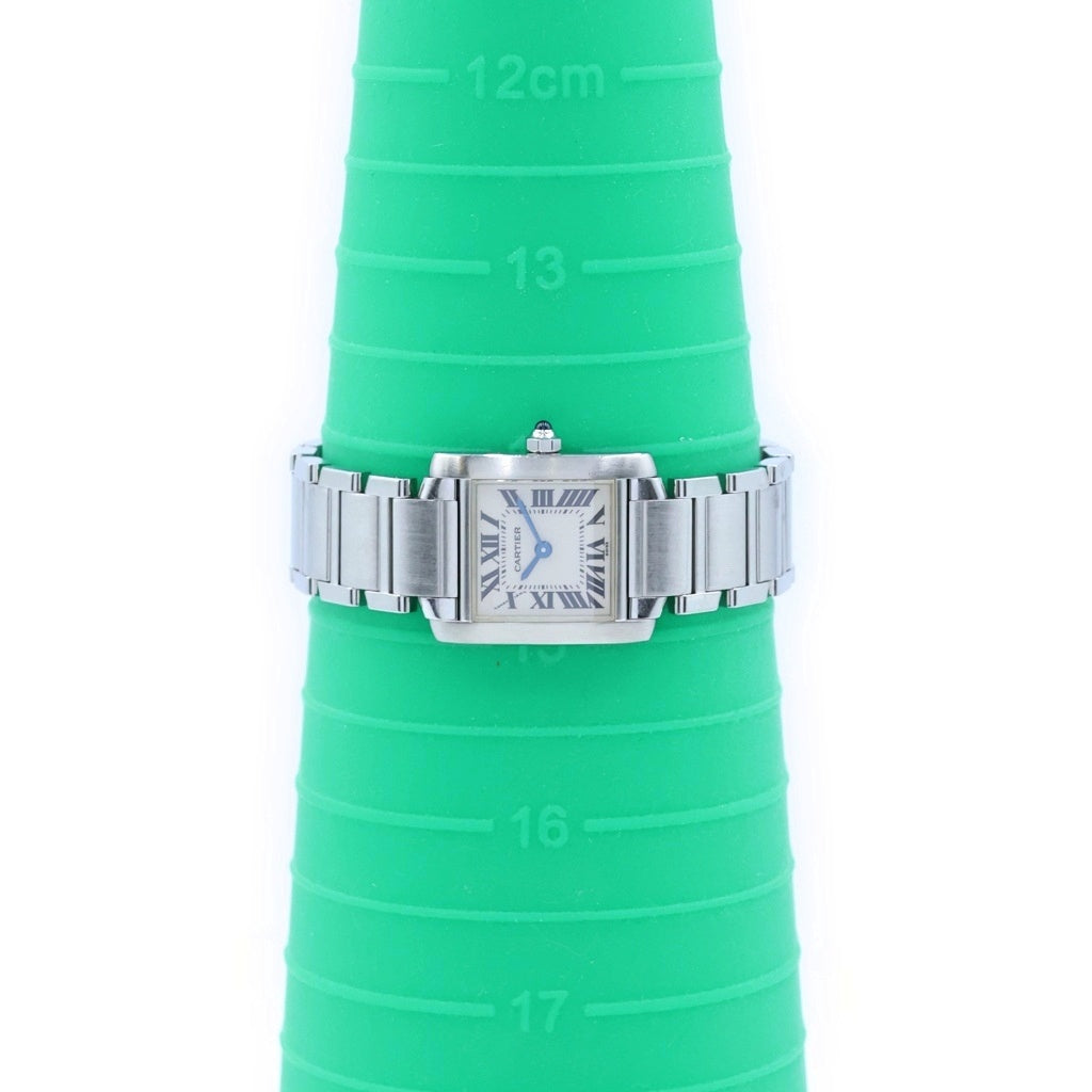 Cartier(カルティエ) タンクフランセーズ SM SS/QZ ステンレススチール クォーツ アイボリー文字盤 W51008Q3 レディース