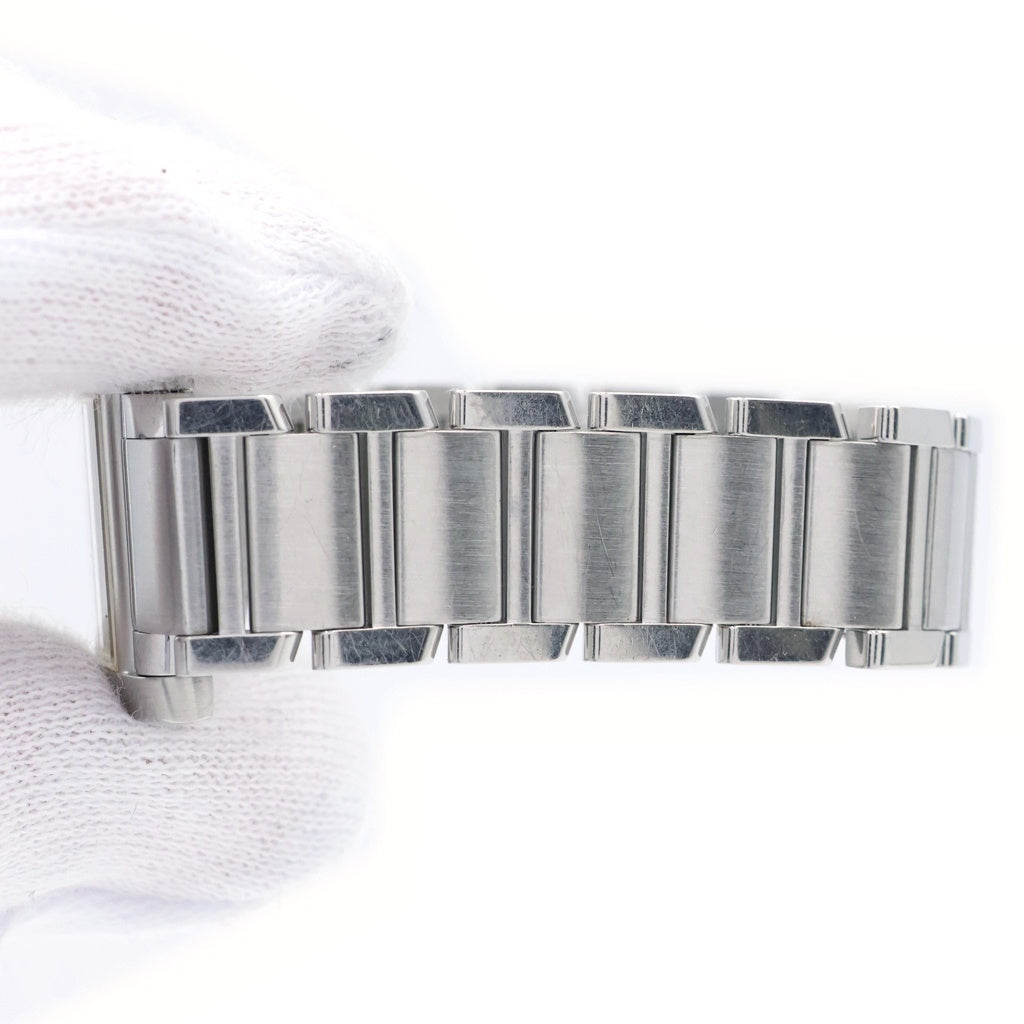 Cartier(カルティエ) タンクフランセーズ SM SS/QZ ステンレススチール クォーツ アイボリー文字盤 W51008Q3 レディース