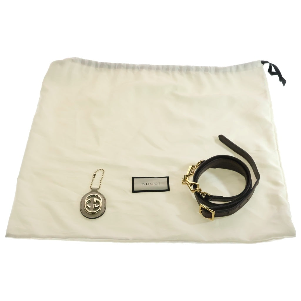 GUCCI(グッチ) GGスプリーム オフィディア シェリーライン PVC レザー 2WAY ハンド ショルダーバッグ ベージュ 524533 レディース