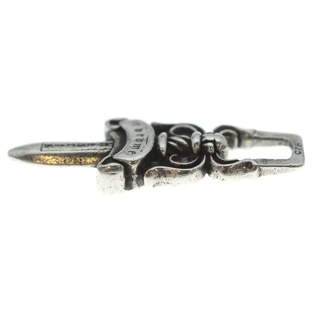 CHROME HEARTS(クロムハーツ) #5DAGGER ZIP1 #5ダガーチャーム ペンダントトップ ネックレストップ シルバー