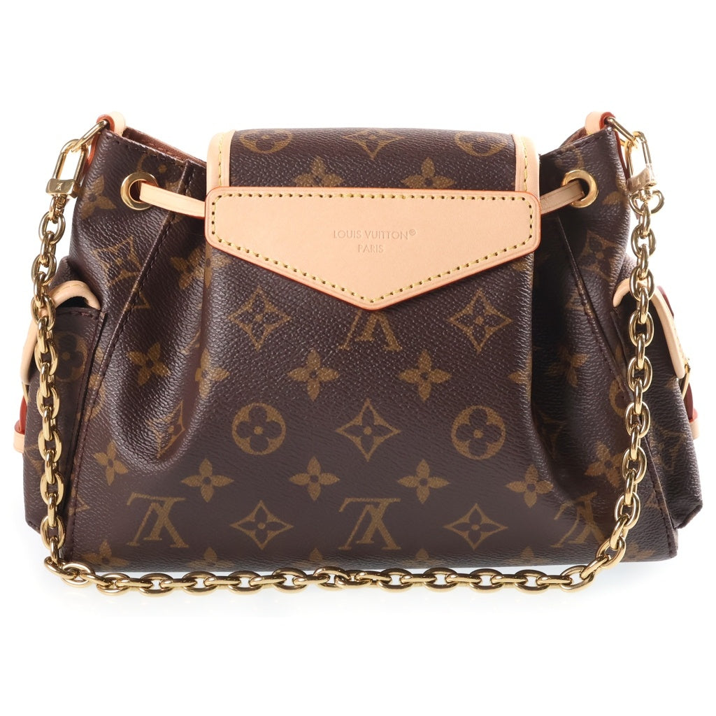 LOUIS VUITTON(ルイヴィトン) モノグラム オデッセイPM PVC レザー 2WAY チェーンショルダー バッグ ブラウン M25085 RFID