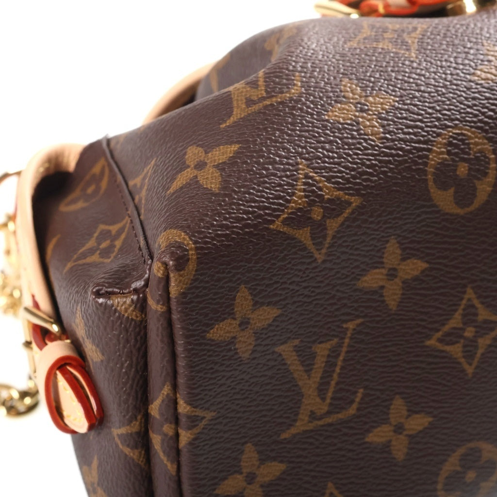 LOUIS VUITTON(ルイヴィトン) モノグラム オデッセイPM PVC レザー 2WAY チェーンショルダー バッグ ブラウン M25085 RFID