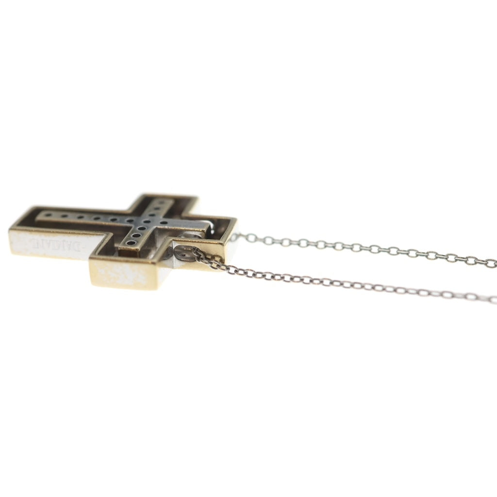 DAMIANI(ダミアーニ) ベルエポック ロッソ クロス ルビー ピンクサファイア ネックレス ペンダント K18WG ホワイトゴールド/ピンク レディース